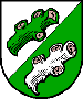 Wappen Hallwang in weiß und grün